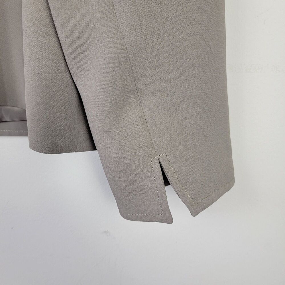 Talbots Women Long Sleeve Blazer Jacket Shoulder Pads Gray Size 14W. - Picture 4 of 10